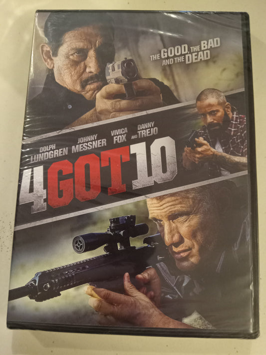 4 Got 10, DVD Movie, Dolph Lundgren Widescreen, Not Rated, NEW