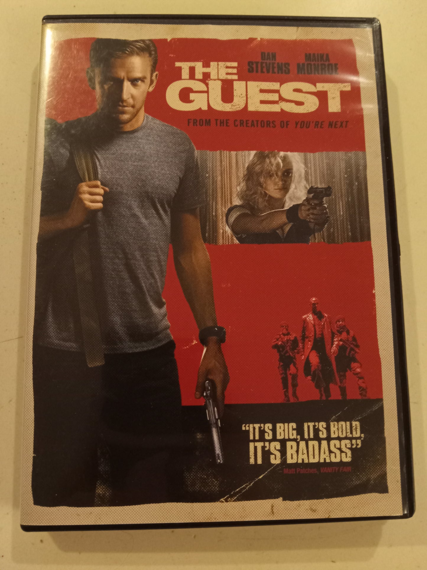 The Guest, DVD Movie, Dan Stevens Widescreen, Rated R, USED