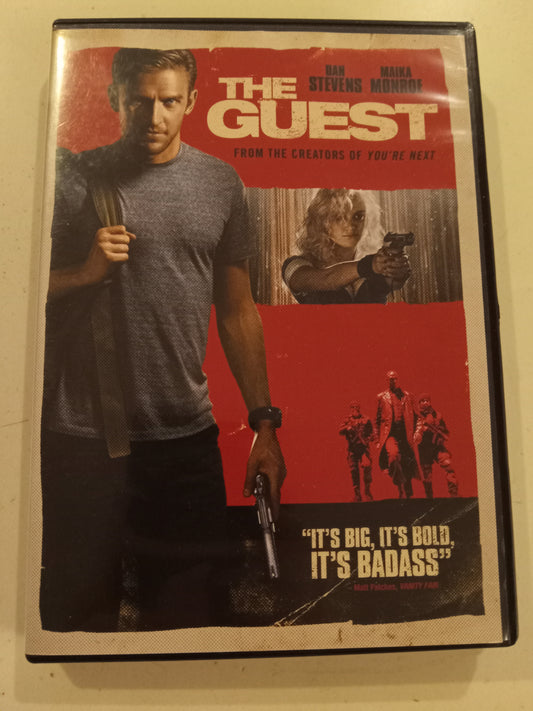 The Guest, DVD Movie, Dan Stevens Widescreen, Rated R, USED