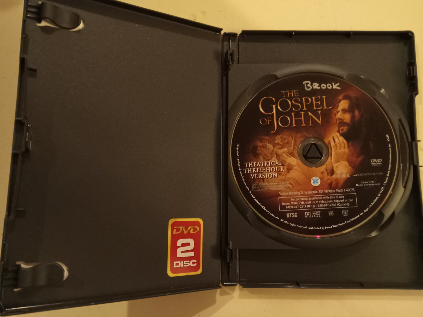 The Gospel Of John, DVD Movie, Life Of Jesus Christ Widescreen, Rated PG-13, USED