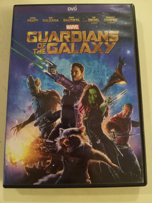Guardians Of The Galaxy (1), DVD Movie, Chris Pratt Widescreen, Rated PG-13, USED