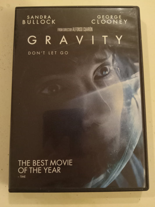 Gravity, DVD Movie, Sandra Bullock Widescreen, Rated PG-13, USED