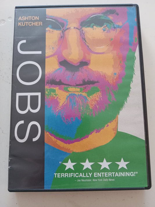 Jobs, DVD Movie, Ashton Kutcher Widescreen, Rated PG-13, USED