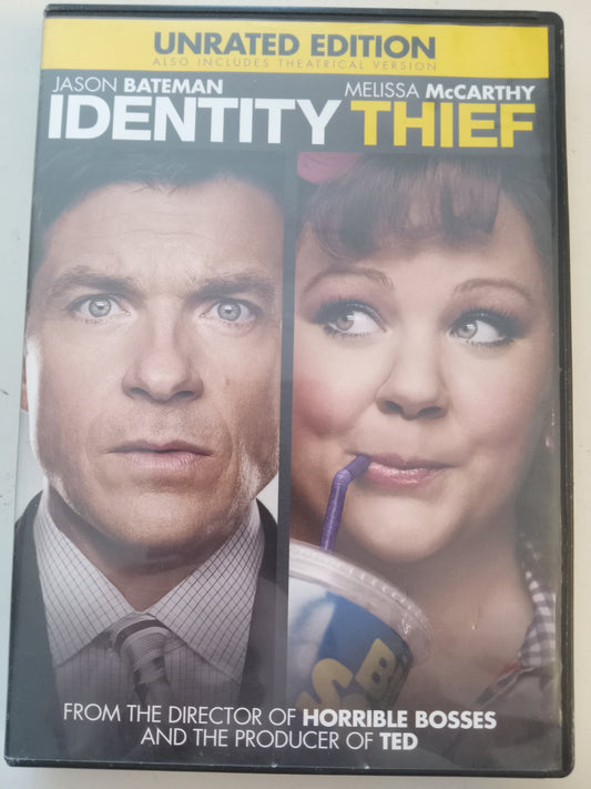 Identity Theft, DVD Movie, Jason Bateman Widescreen, Not Rated/R, USED