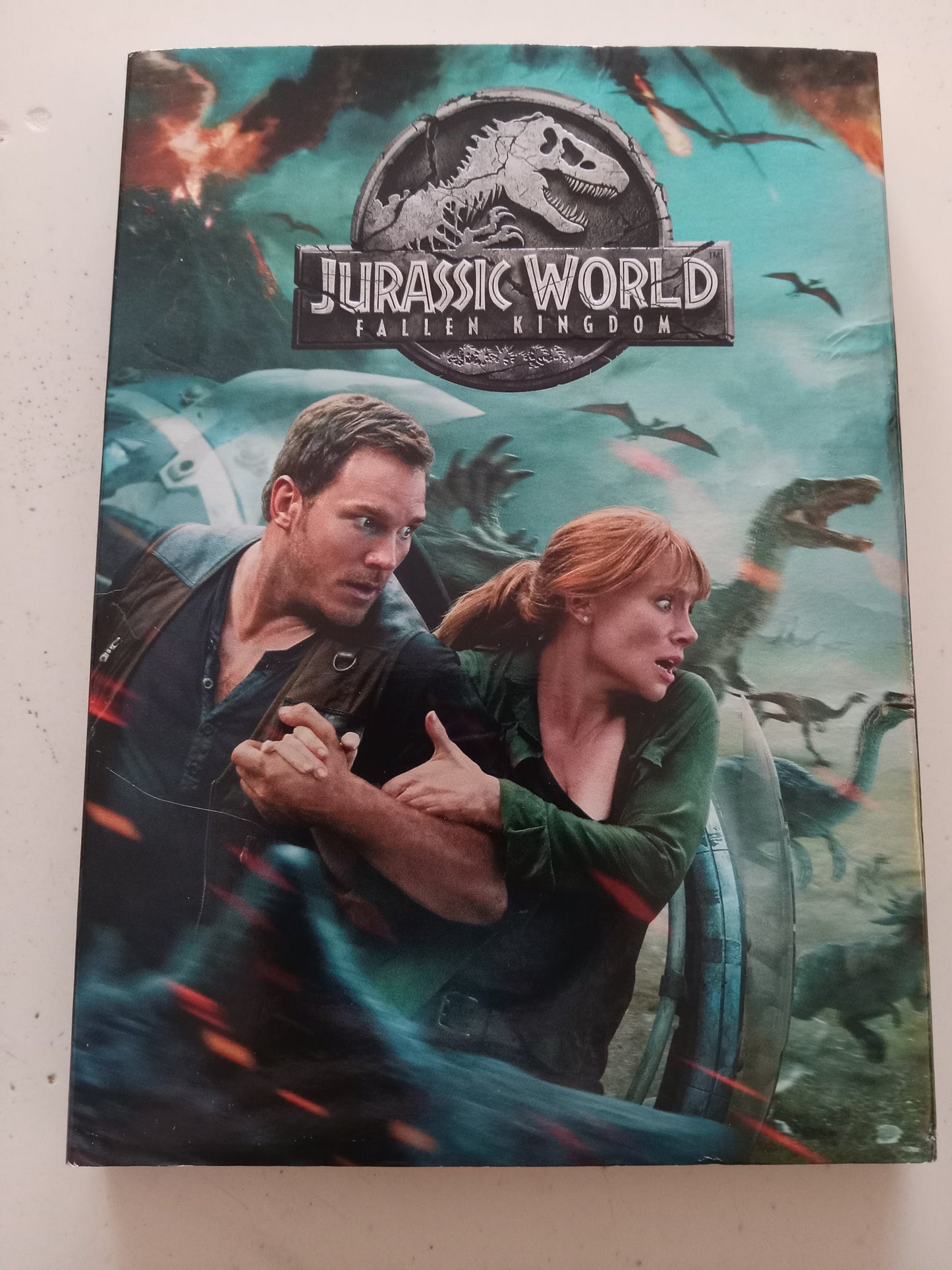 Jurassic World, Fallen Kingdom, DVD Movie, Chris Pratt Widescreen, Rated PG-13, USED