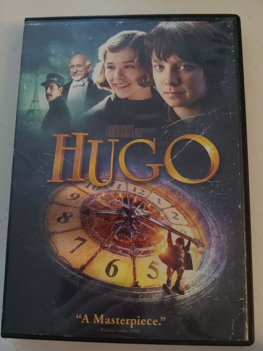 Hugo, DVD Movie, Ben Kingsley Widescreen, Rated PG, USED