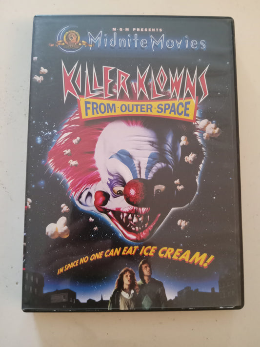Killer Klowns From Outerspace, DVD Movie, Grant Cramer Widescreen, Rated PG-13, OOP USED