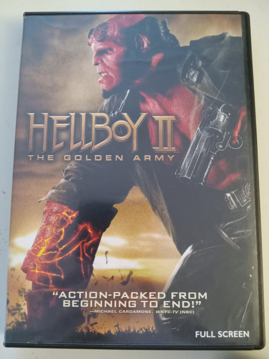 Hellboy 2, The Golden Army, DVD Movie, Ron Perlman Fullscreen, Rated PG-13, USED