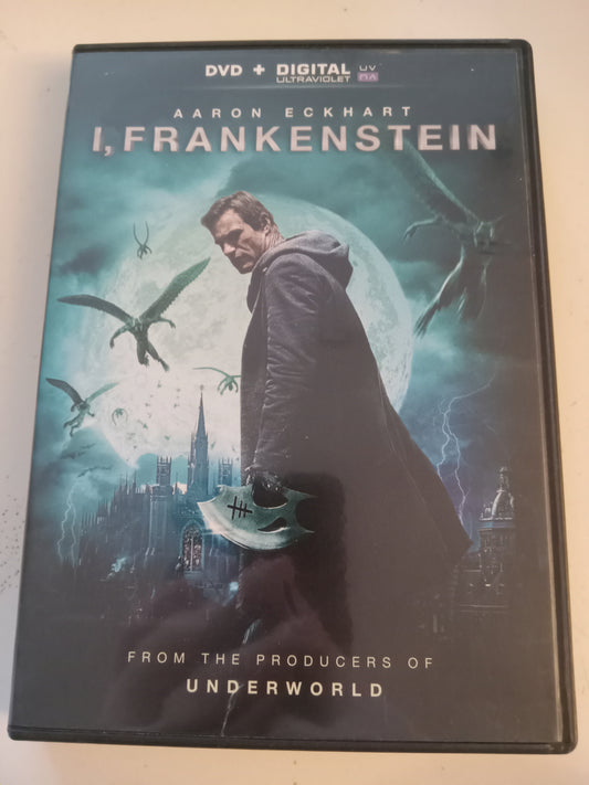 I, Frankenstein, DVD Movie, Aaron Eckhart Widescreen, Rated PG-13, USED