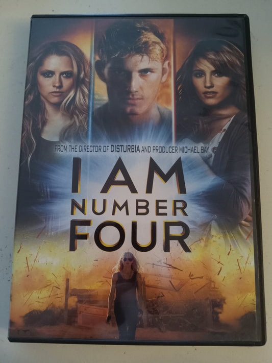I Am Number Four, DVD Movie, Alex Pettyfer Widescreen, Rated PG-13, USED