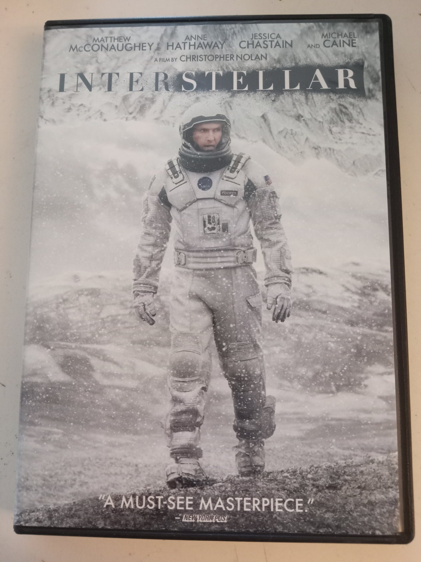 Interstellar, DVD Movie, Matthew McConaughey Widescreen, Rated PG-13, USED