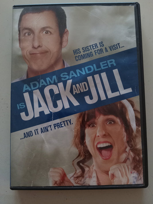 Jack And Jill, DVD Movie, Adam Sandler, Widescreen, Rated PG, USED