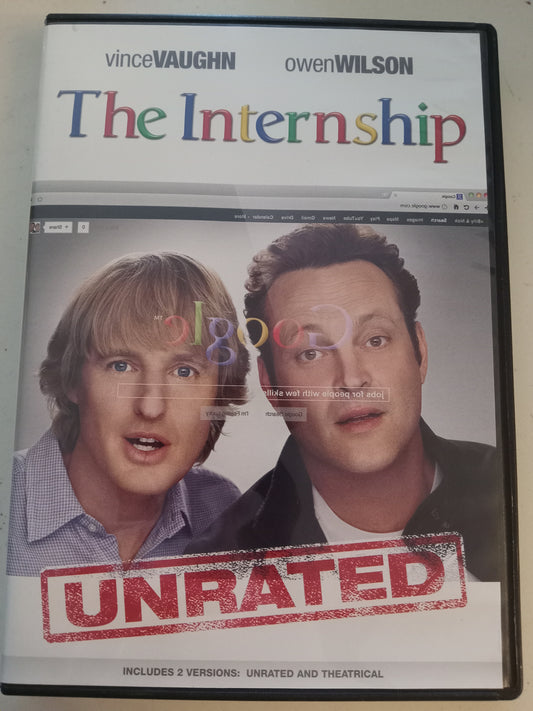 The Internship, DVD Movie, Vince Vaughn Widescreen, Not Rated/PG-13, USED