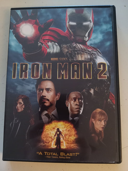 Iron Man 2, DVD Movie, Robert Downey Jr. Widescreen, Rated PG-13, USED