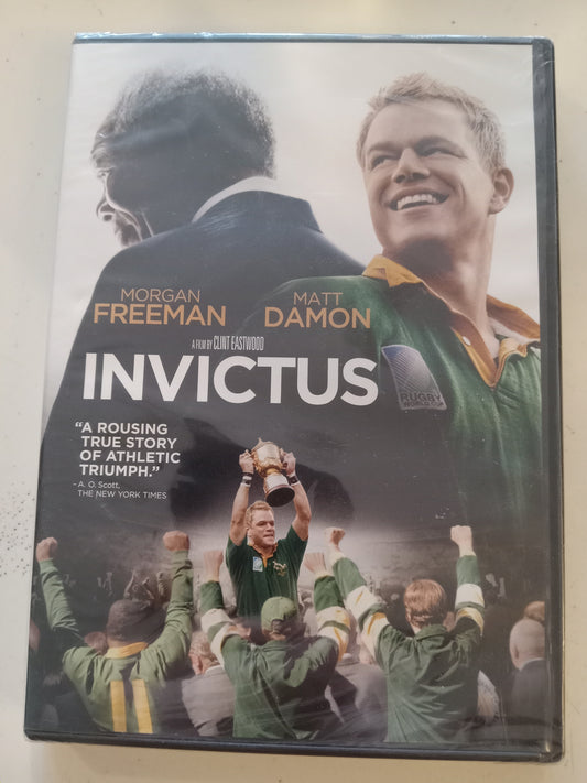Invictus, DVD Movie, Matt Damon Widescreen, Rated PG-13, NEW
