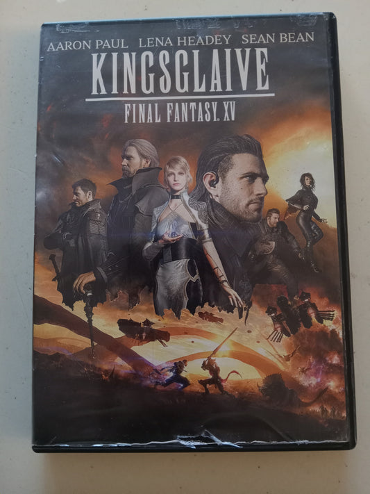 Kingsglave Final Fantasy XV, DVD Movie, Sean Bean Widescreen, Rated PG-13, USED