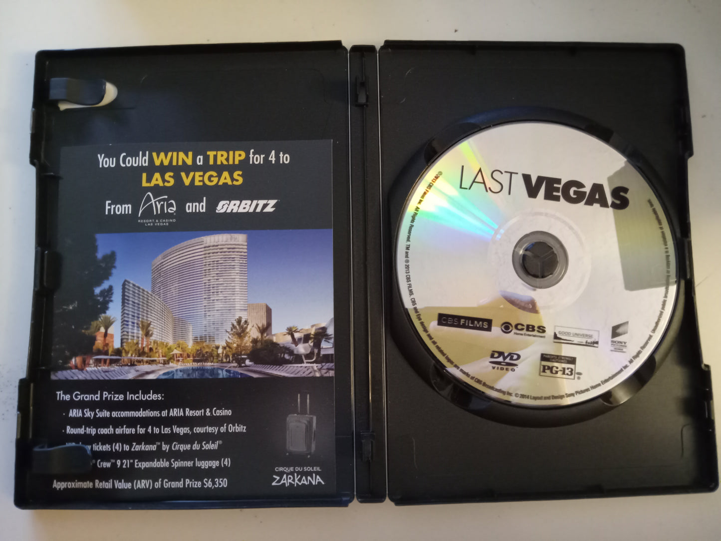 Last Vegas, DVD Movie, Michael Douglas Widescreen, Rated PG-13, USED