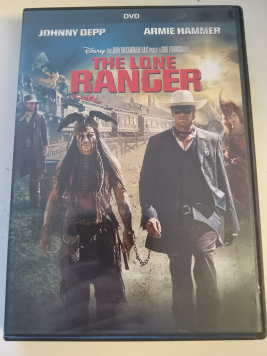 The Lone Ranger, DVD Movie, Johnny Depp Widescreen, Rated PG-13, USED