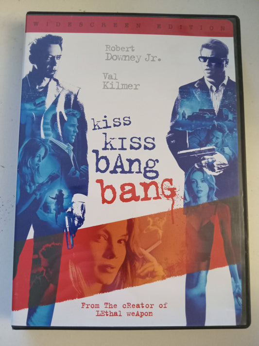 Kiss Kiss Big Bang, DVD Movie, Robert Downey Jr. Widescreen, Rated R, USED