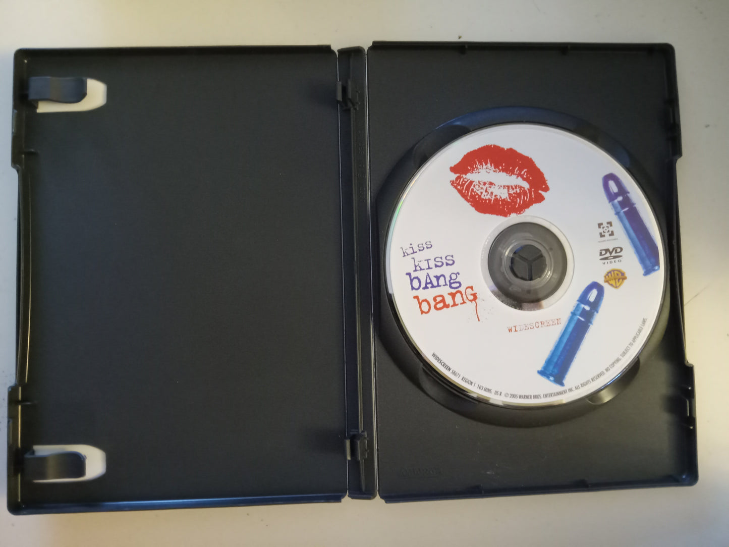 Kiss Kiss Big Bang, DVD Movie, Robert Downey Jr. Widescreen, Rated R, USED