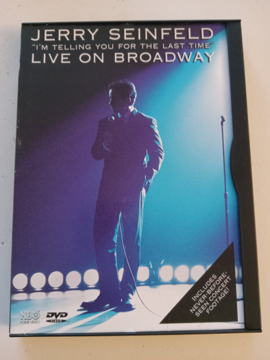 Jerry Seinfeld "I'm Telling You For The Last Time" Live On Broadway, DVD Movie, Widescreen, Not-Rated USED