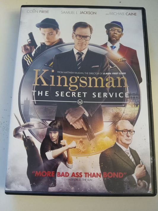 Kingsman The Secret Service, DVD Movie, Colin Firth Widescreen, Rated R, USED