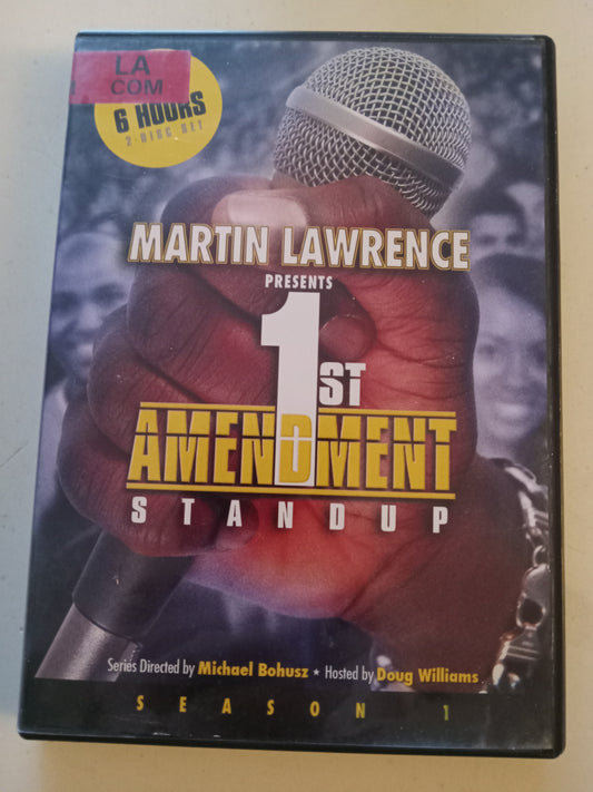 1st Amendment Standup, Season 1, 2 Disc Set, DVD Movie, Martin Lawrence Widescreen, Not-Rated USED