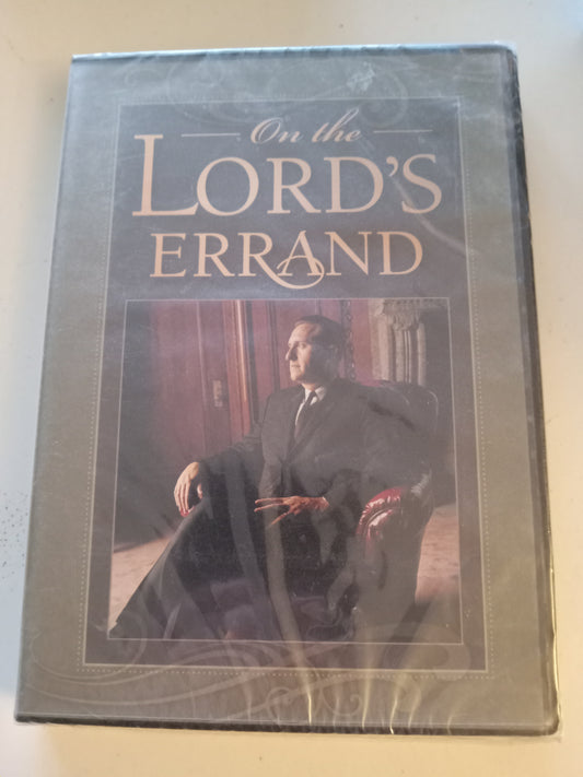 On The Lords Errand, Pres. Thomas S. Monson DVD Movie, Widescreen, LDS Church Mormons, Not Rated, NEW