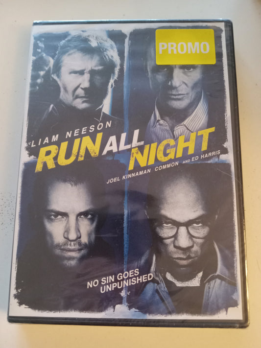 Run All Night, DVD Movie, Liam Neeson Widescreen, Rated R, NEW