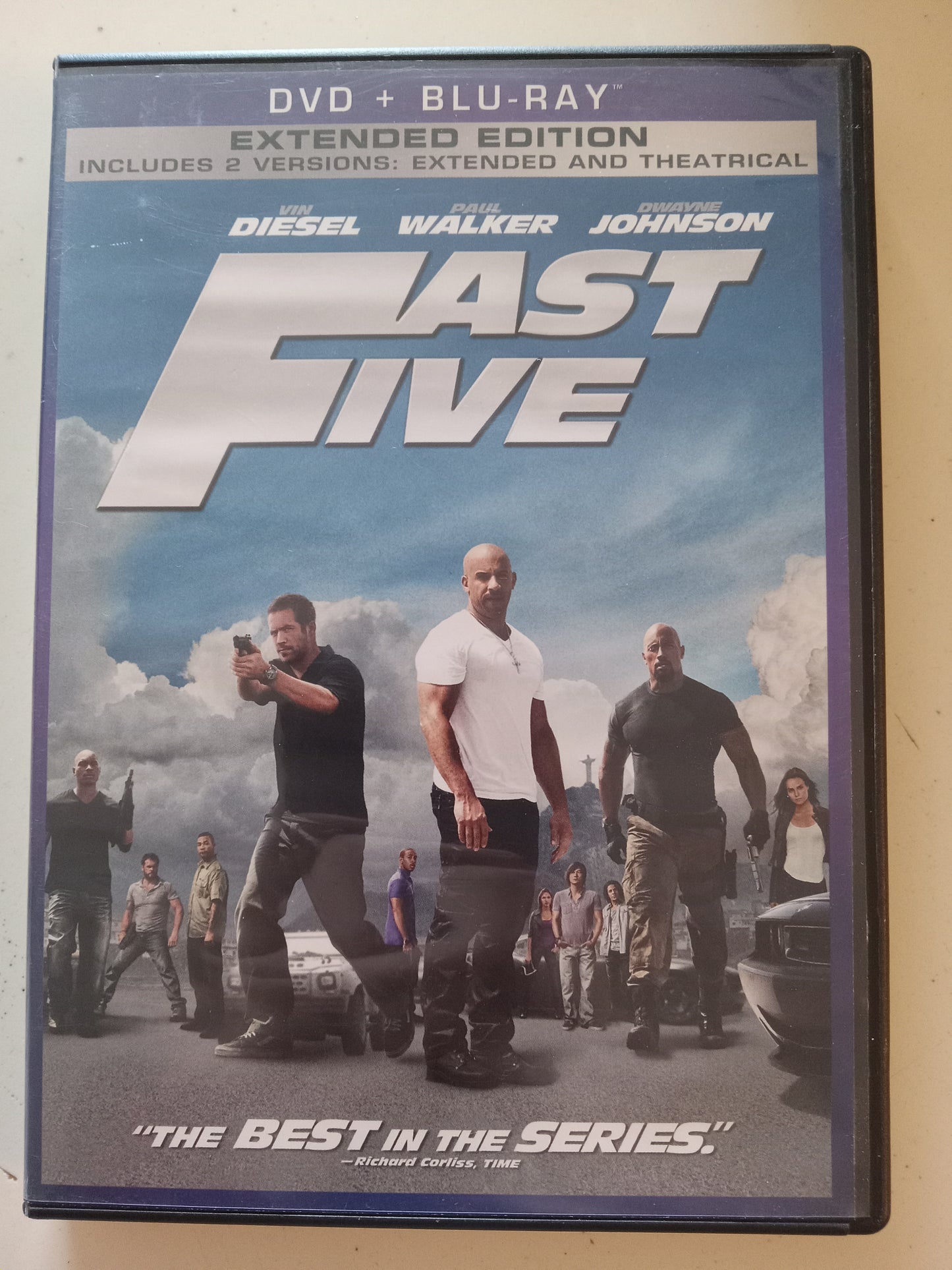 Fast Five, Extended Edition, DVD Movie +Blu-Ray, Vin Diesel Widescreen, Rated PG-13, NEW/USED