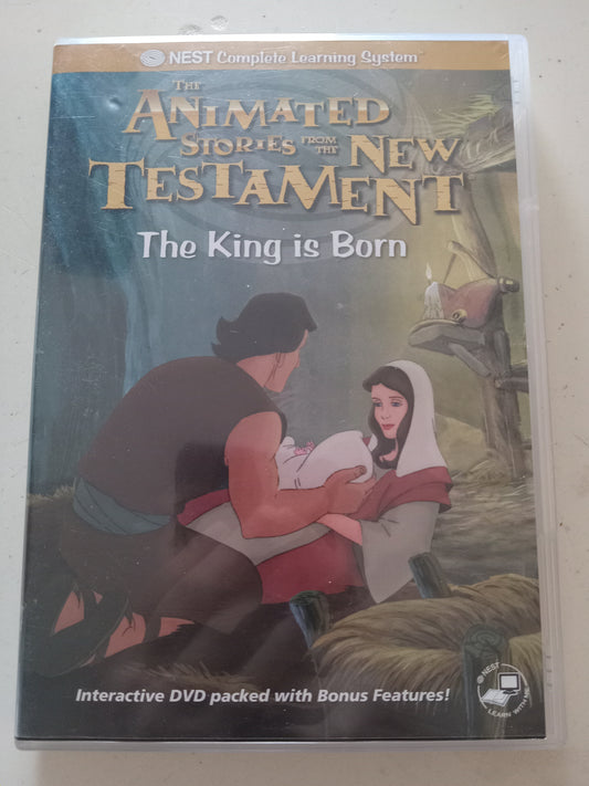 The King Is Born, The Animated Stories From The New Testament, DVD Movie, Widescreen, Living Scriptures, Not Rated, USED