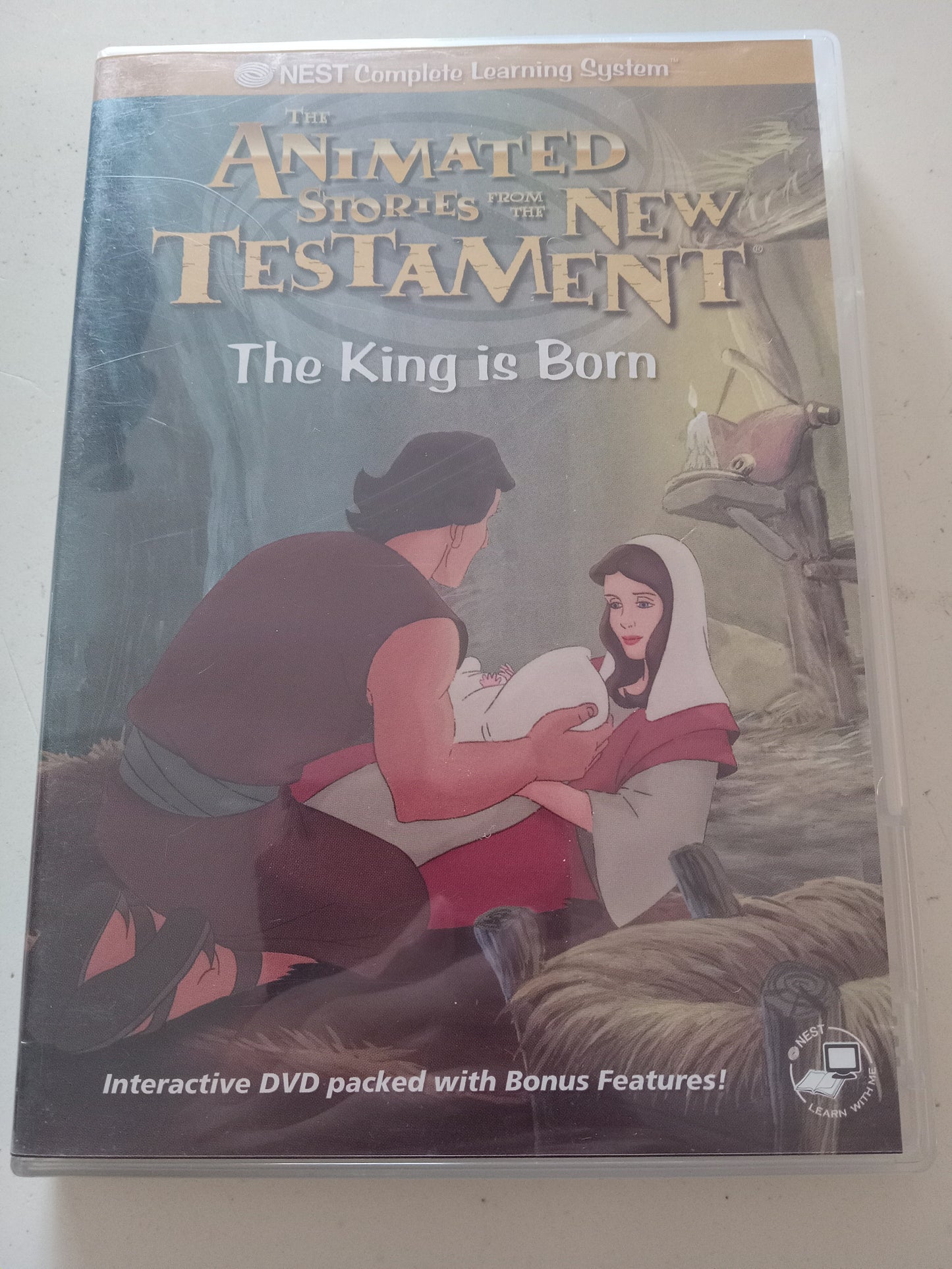 The King Is Born, The Animated Stories From The New Testament, DVD Movie, Widescreen, Living Scriptures, Not Rated, USED