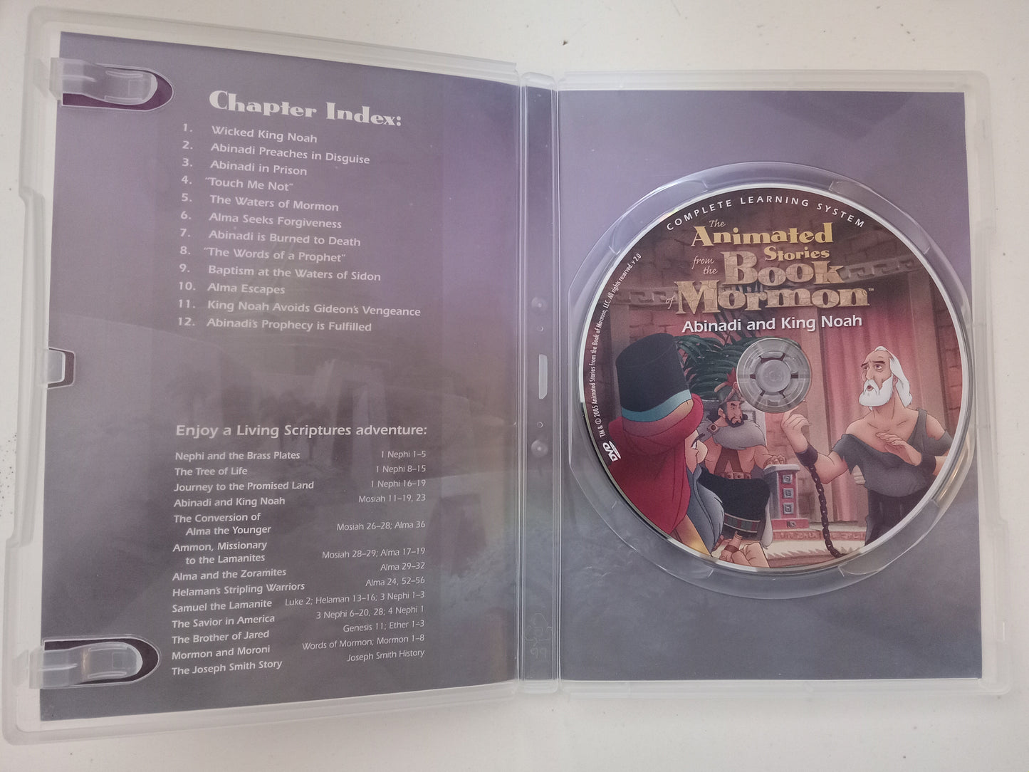 Abinadi And King Noah, The Animated Stories From The Book Of Mormon, DVD Movie, Fullscreen, Living Scriptures, Not Rated, USED
