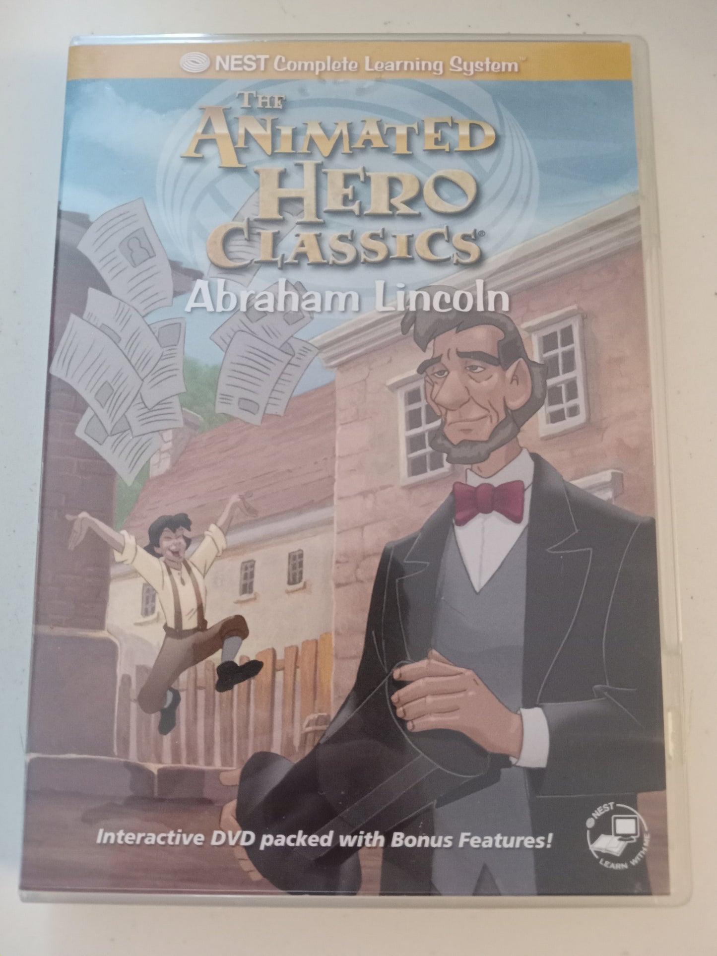 Abraham Lincoln, The Animated Hero Classics, DVD Movie, Fullscreen, Not Rated, NEW/USED