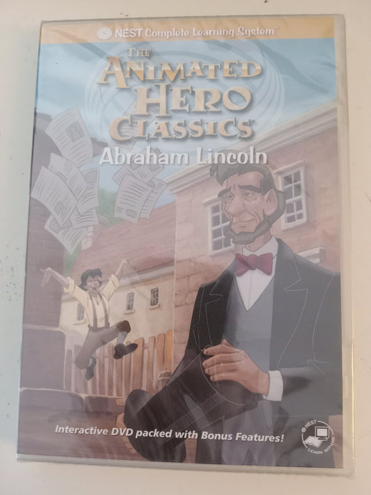 Abraham Lincoln, The Animated Hero Classics, DVD Movie, Fullscreen, Not Rated, NEW/USED