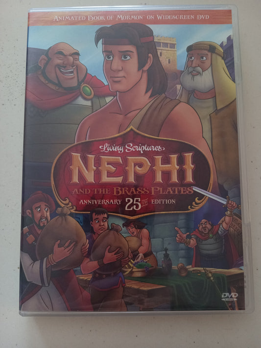 Nephi And The Brass Plates, Animated Stories From Book of Mormon, DVD Movie, Widescreen, Living Scriptures, Rated G, USED