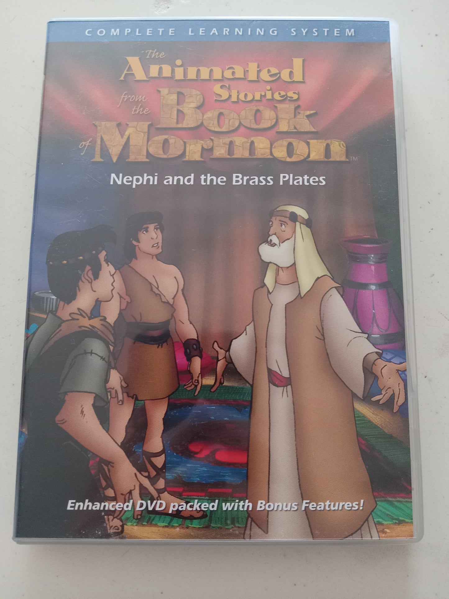 Nephi And The Brass Plates, Animated Stories From Book of Mormon, DVD Movie, Widescreen, Living Scriptures, Rated G, USED
