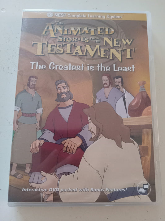 The Greatest Is The Least, The Animated Stories From The New Testament, DVD Movie, Widescreen, Living Scriptures, Rated G, USED
