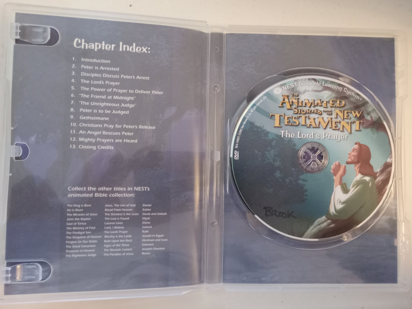 The Lord's Prayer, The Animated Stories From The New Testament, DVD Movie, Fullscreen, Living Scriptures, Not Rated, USED