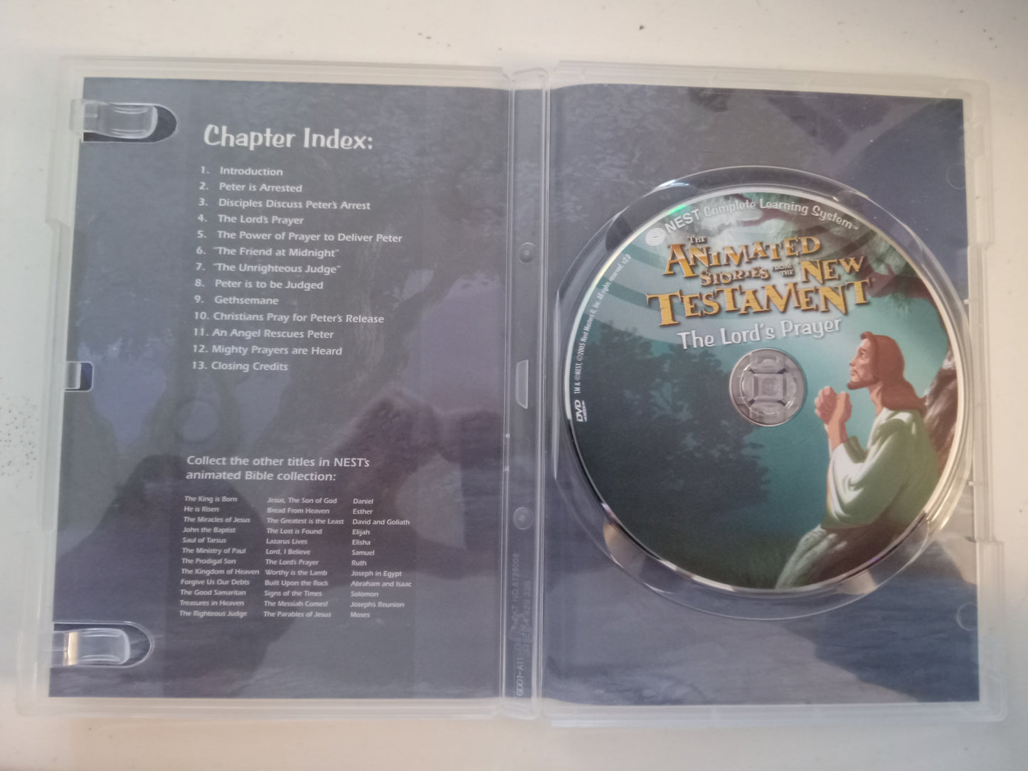 The Lord's Prayer, The Animated Stories From The New Testament, DVD Movie, Fullscreen, Living Scriptures, Not Rated, USED