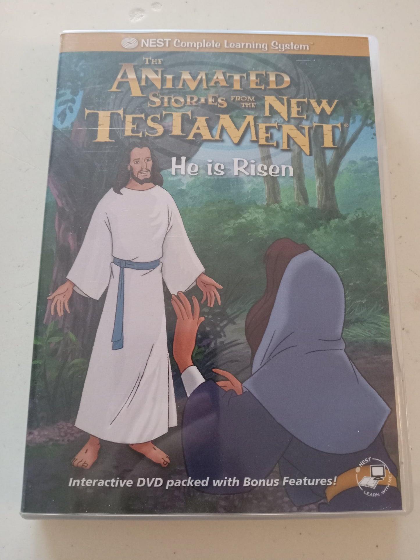 He Is Risen, The Animated Stories From The New Testament, DVD Movie, Widescreen, Living Scriptures, Rated G, USED