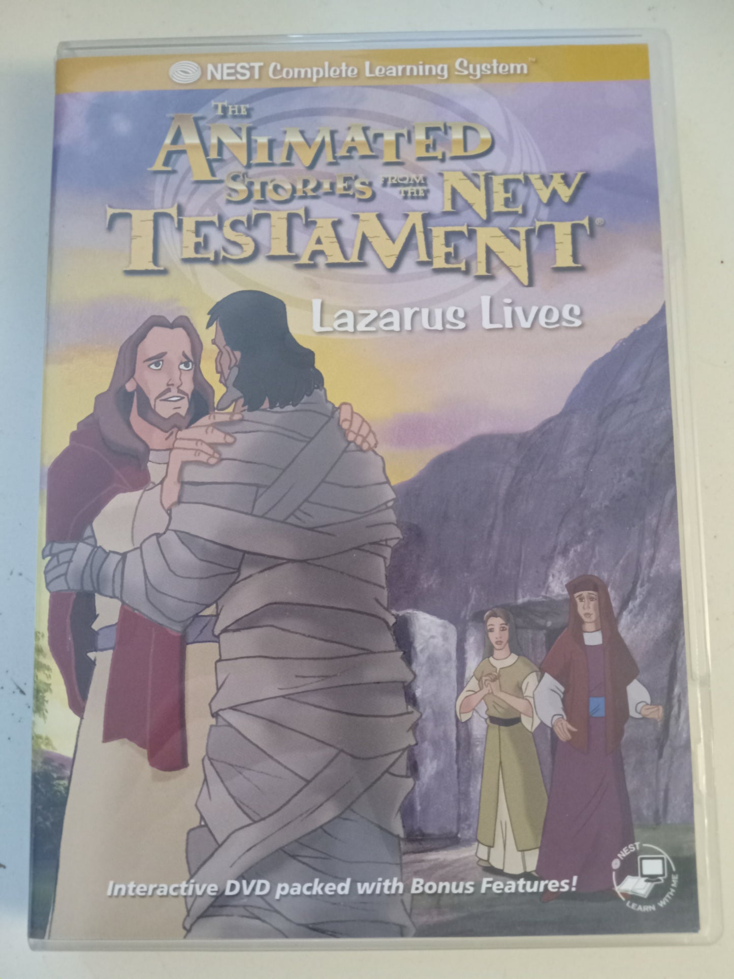 Lazarus Lives, The Animated Stories From The New Testament, DVD Movie, Fullscreen, Living Scriptures, Not Rated, USED