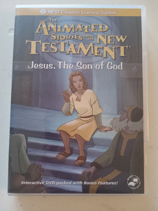 Jesus The Son Of God, The Animated Stories From The New Testament, DVD Movie, Widescreen, Living Scriptures, Rated G, USED
