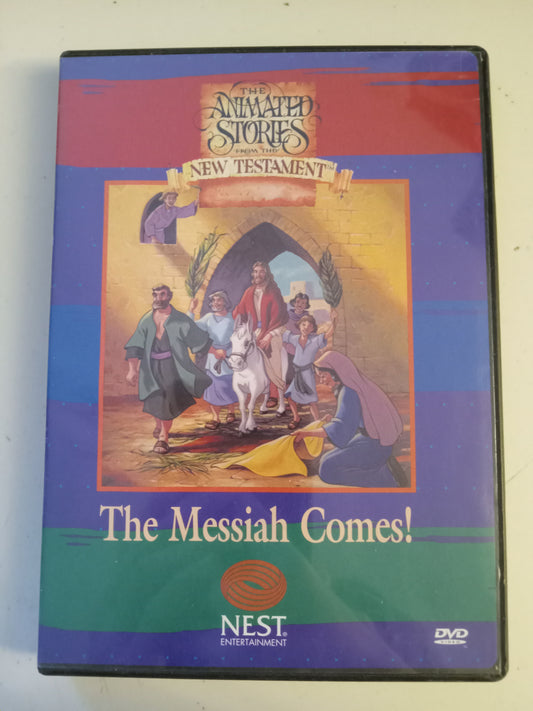 The Messiah Comes, The Animated Stories From The New Testament, DVD Movie, Fullscreen, Living Scriptures, Not Rated, USED