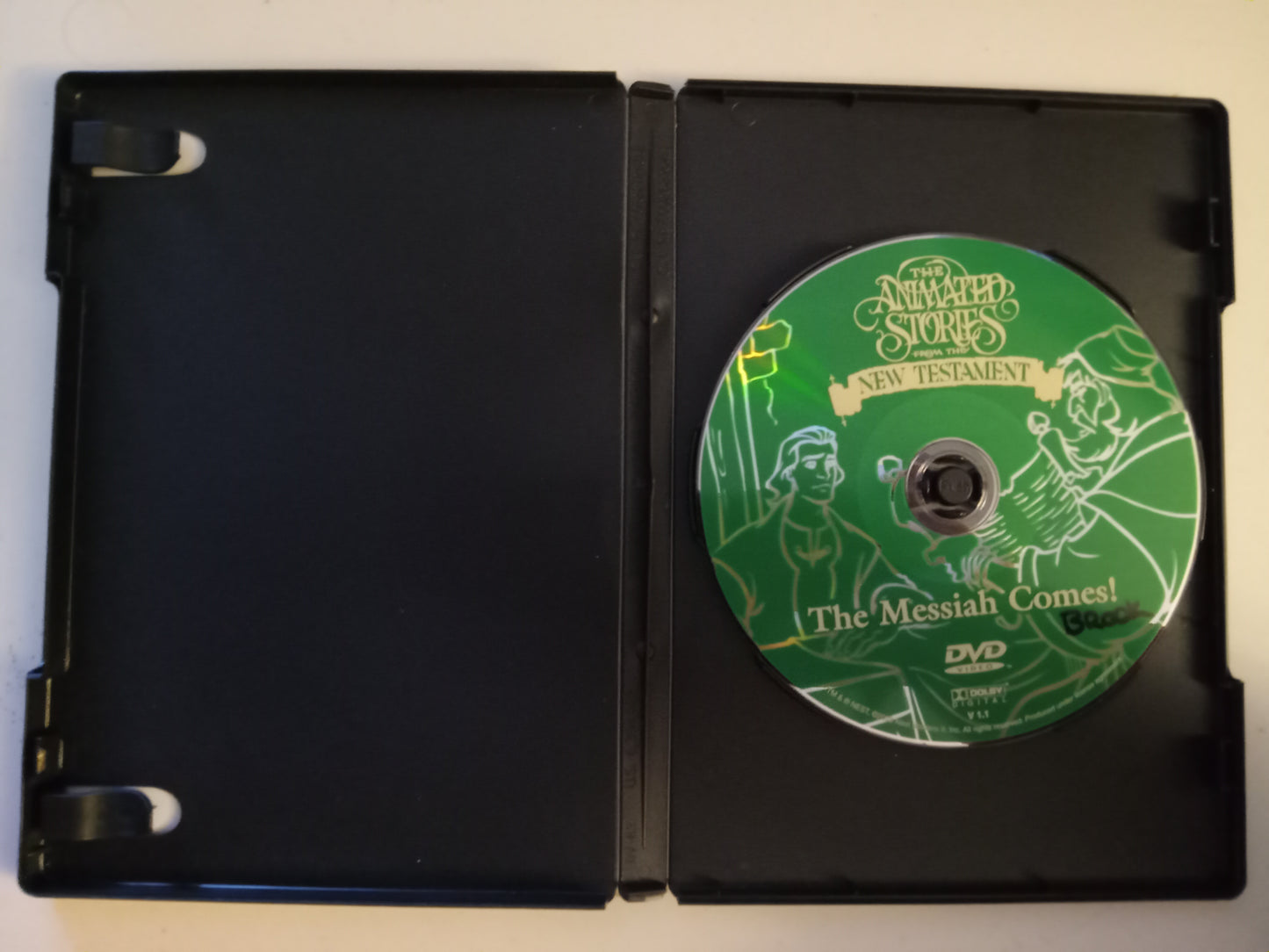 The Messiah Comes, The Animated Stories From The New Testament, DVD Movie, Fullscreen, Living Scriptures, Not Rated, USED