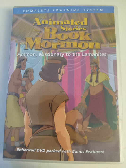 Ammon, Missionary To The Lamanites, The Animated Stories From The Book Of Mormon, DVD Movie, Fullscreen, Living Scriptures, Not Rated, USED