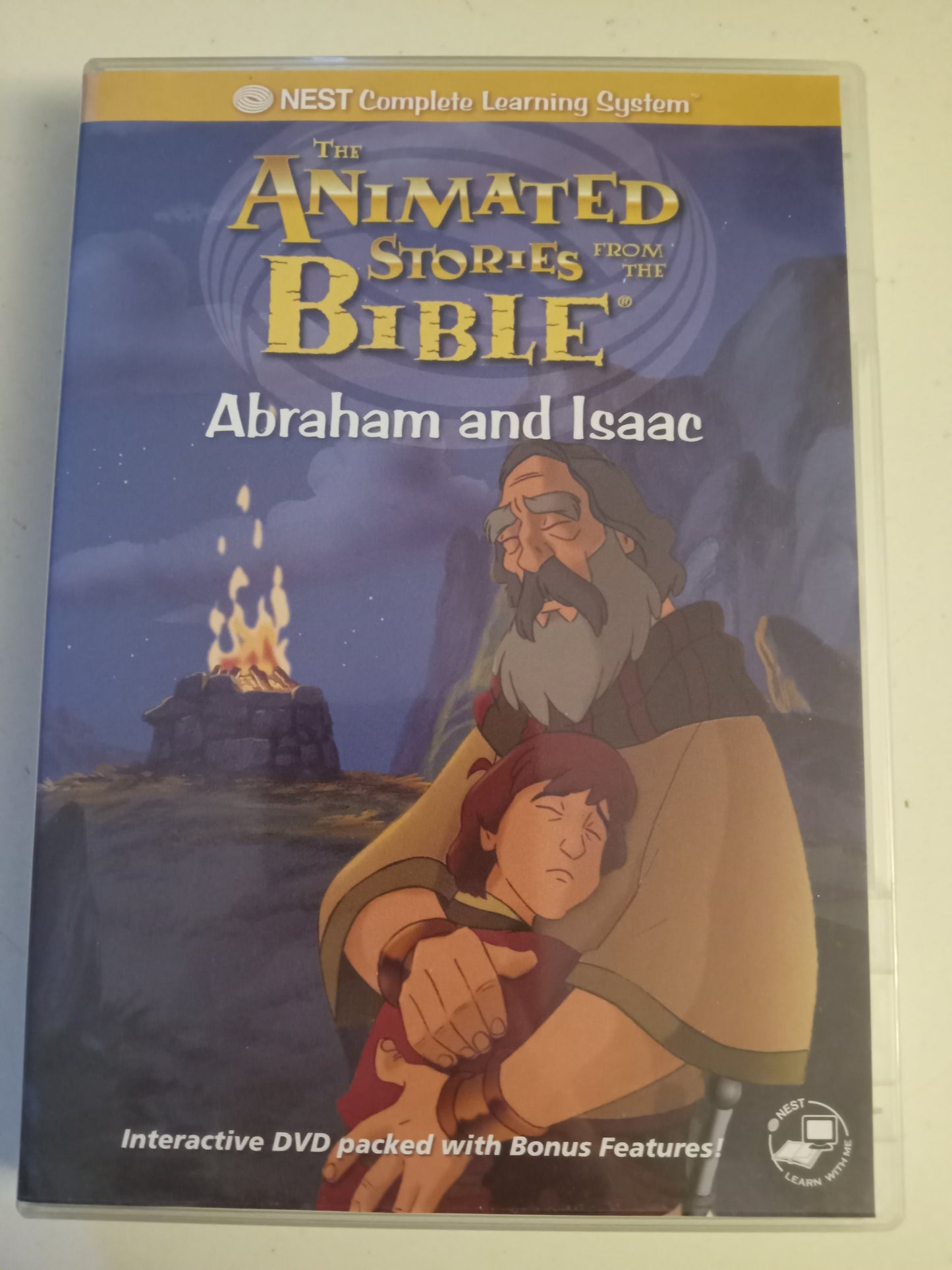 Abraham And Isaac, The Animated Stories From The Bible, DVD Movie, Fullscreen, Living Scriptures, Not Rated, USED