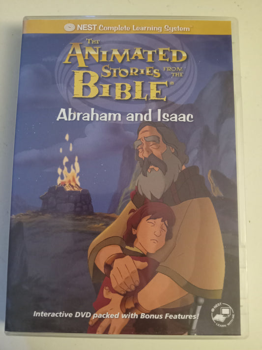 Abraham And Isaac, The Animated Stories From The Bible, DVD Movie, Fullscreen, Living Scriptures, Not Rated, USED