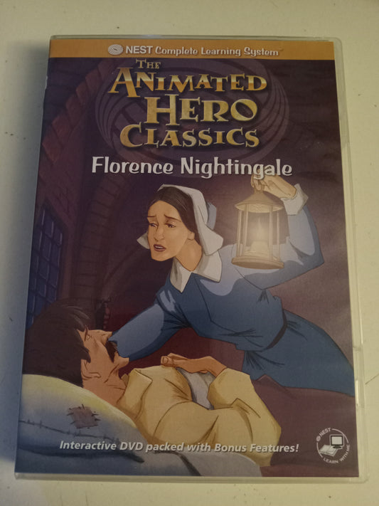 Florence Nightingale, The Animated Hero Classics, DVD Movie, Fullscreen, Not Rated, USED