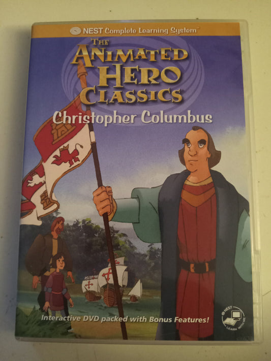 Christopher Columbus, The Animated Hero Classics, DVD Movie, Fullscreen, Not Rated, USED